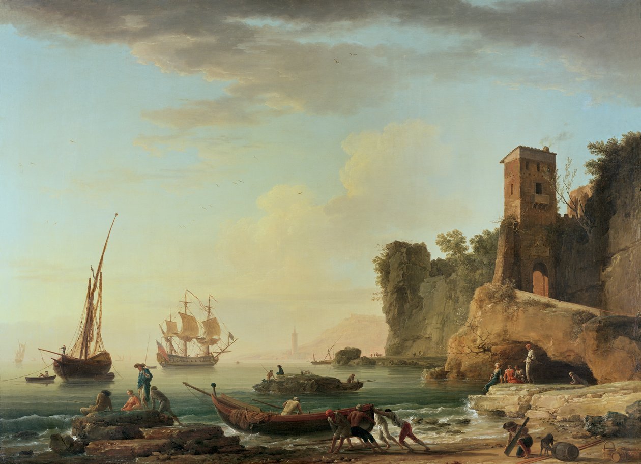 Cenova Limanı by Claude Joseph Vernet