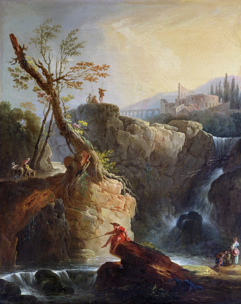 Şelale, 1773 by Claude Joseph Vernet