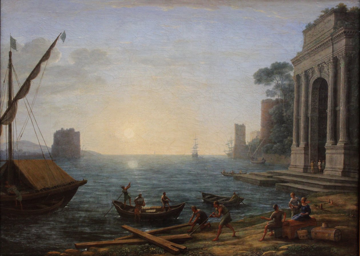 Gün Doğumunda Bir Liman by Claude Lorrain