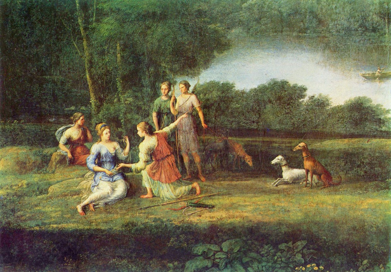 Egeria ve Numa by Claude Lorrain