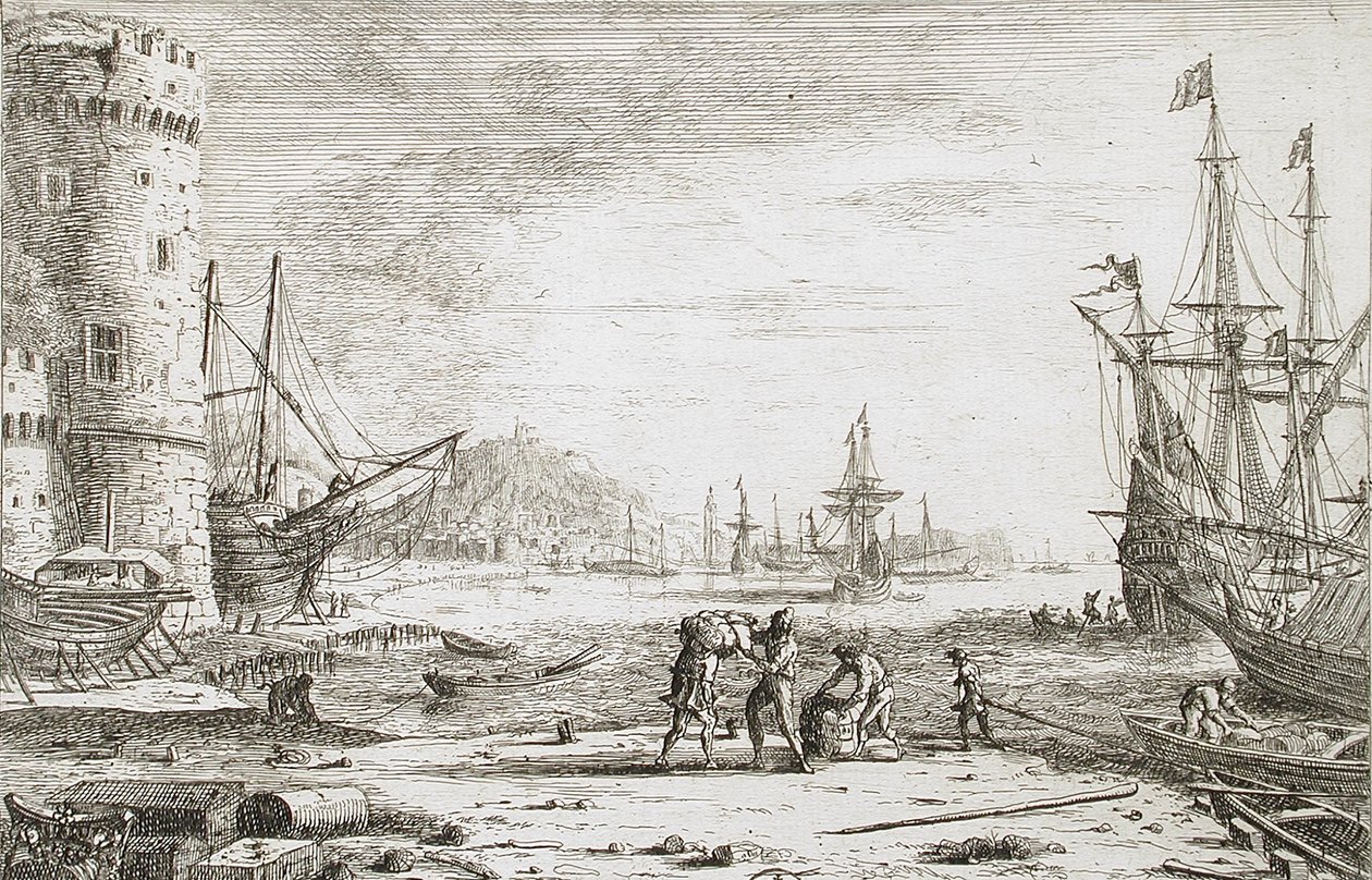 Büyük Kuleli Liman by Claude Lorrain