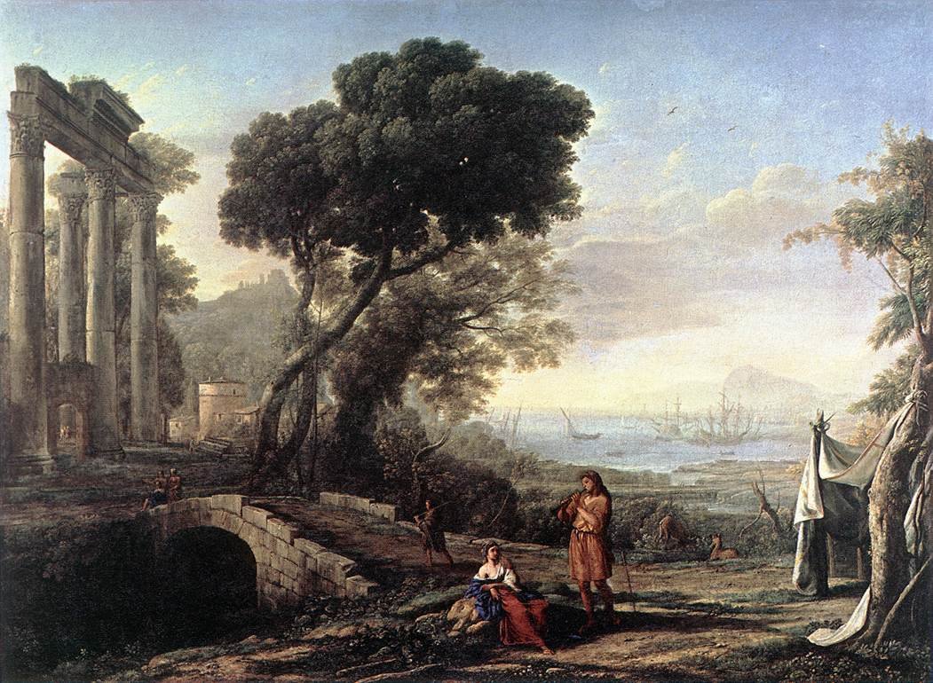 İtalyan Sahil Manzarası by Claude Lorrain