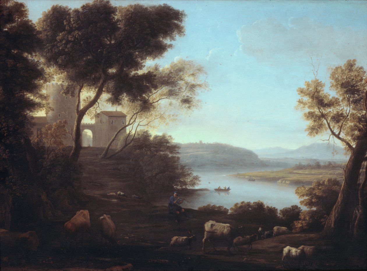 Roma kırsalı by Claude Lorrain