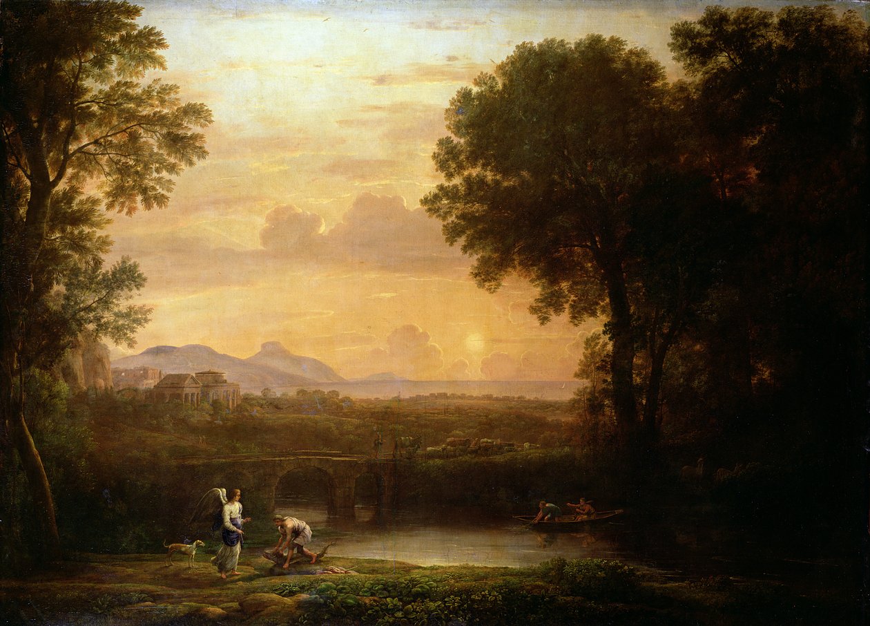 Alacakaranlıkta Manzara by Claude Lorrain