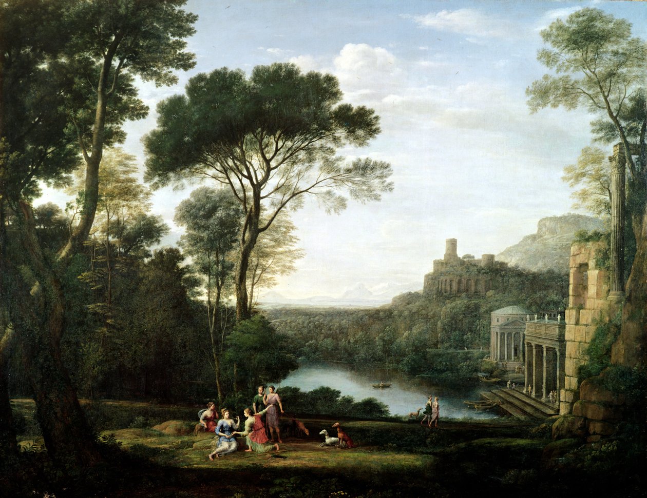Perisi Egeria ile Manzara by Claude Lorrain