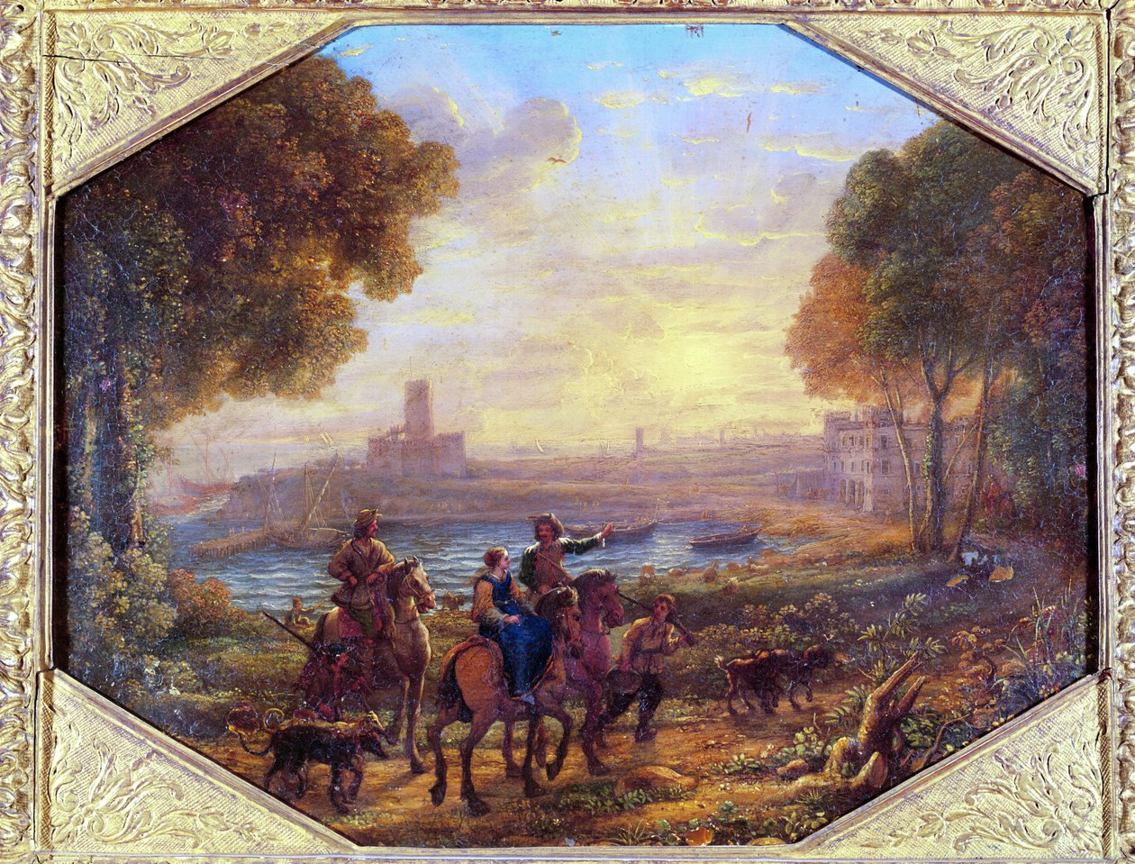 Santa Marinella Limanı ile manzara (Civitavecchia