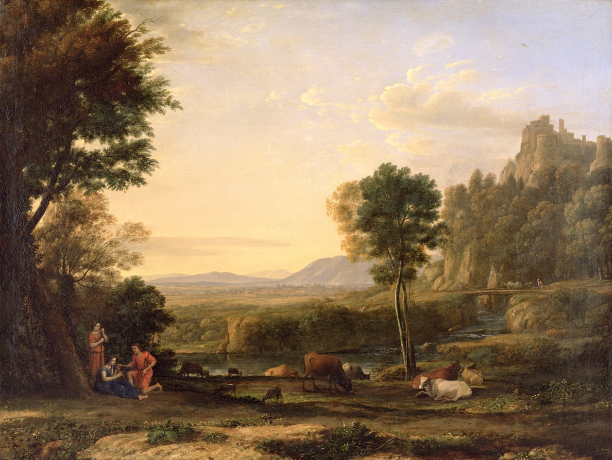 Pastoral Manzara, 1645 by Claude Lorrain