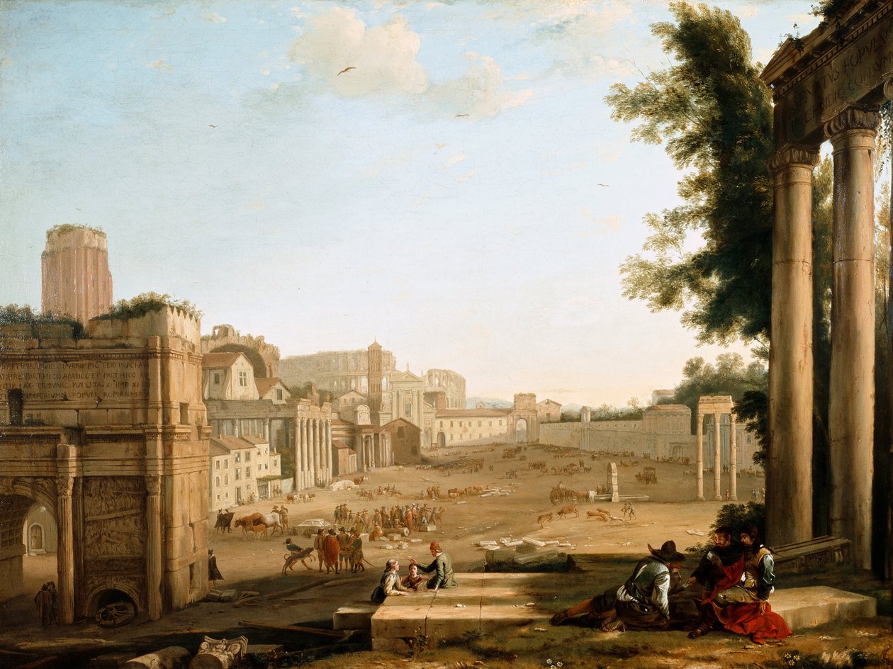 Campo Vaccino, Roma by Claude Lorrain