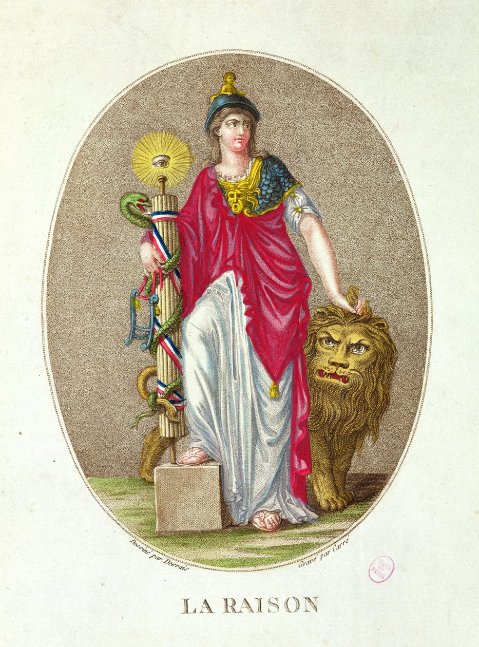 Sebep, Carre tarafından kazınmış, 1793 by Claude Louis Desrais