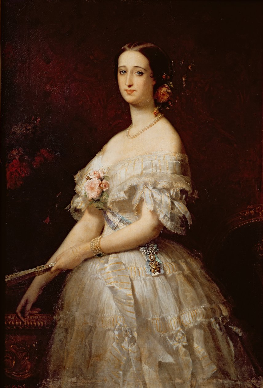 İmparatoriçe Eugenie by Claude Marie Dubufe