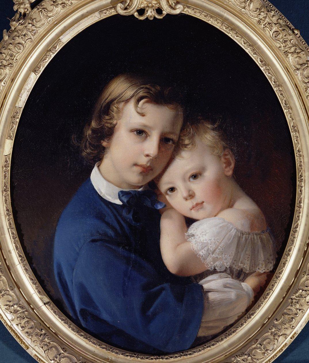 Paul ve Rene Dubufe, c.1852 by Claude Marie Dubufe