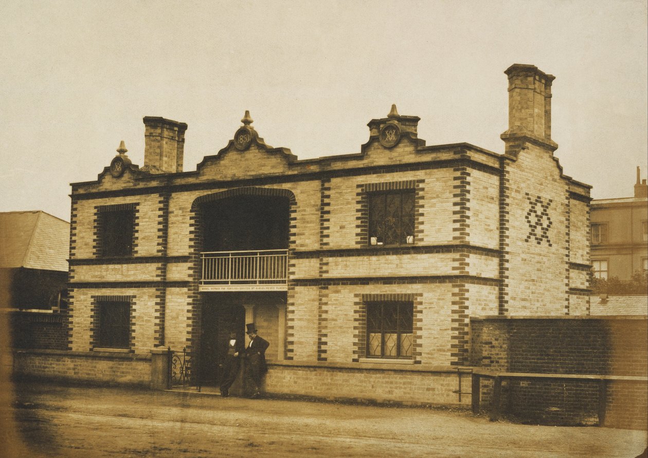 Büyük Sergi, 1851- SAİK Prens Albert tarafından tasarlanan Aileler için Model Ev by Claude Marie Ferrier