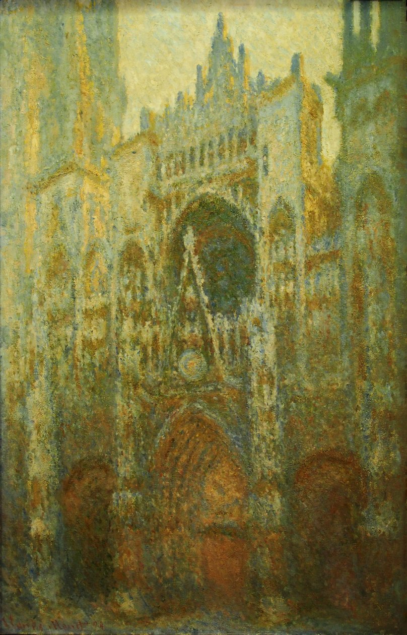 Rouen Katedrali.Francais: Cattedrale di Rouen Deutsch: Kathedrale von Rouen by Claude Monet