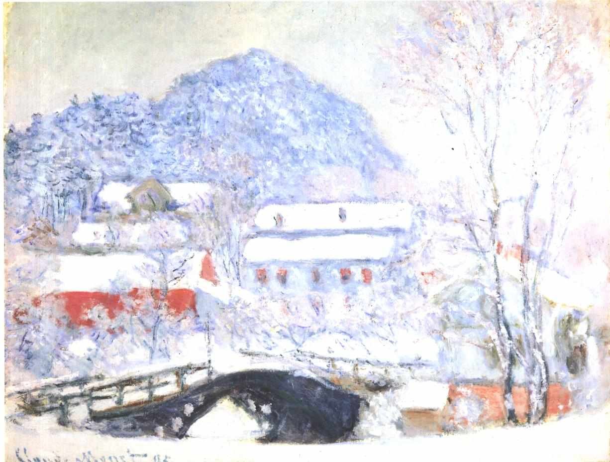 Sandvika, Norveç by Claude Monet