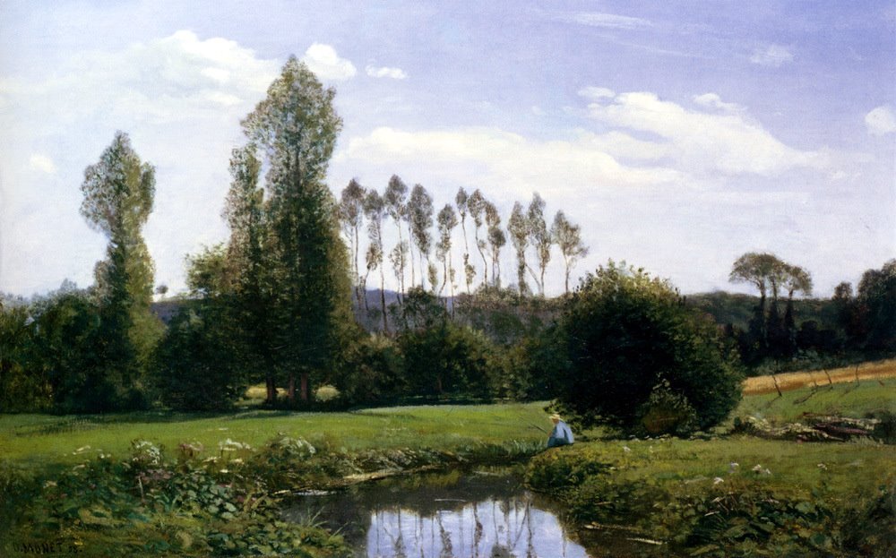 Veduta di Rouellesn  by Claude Monet