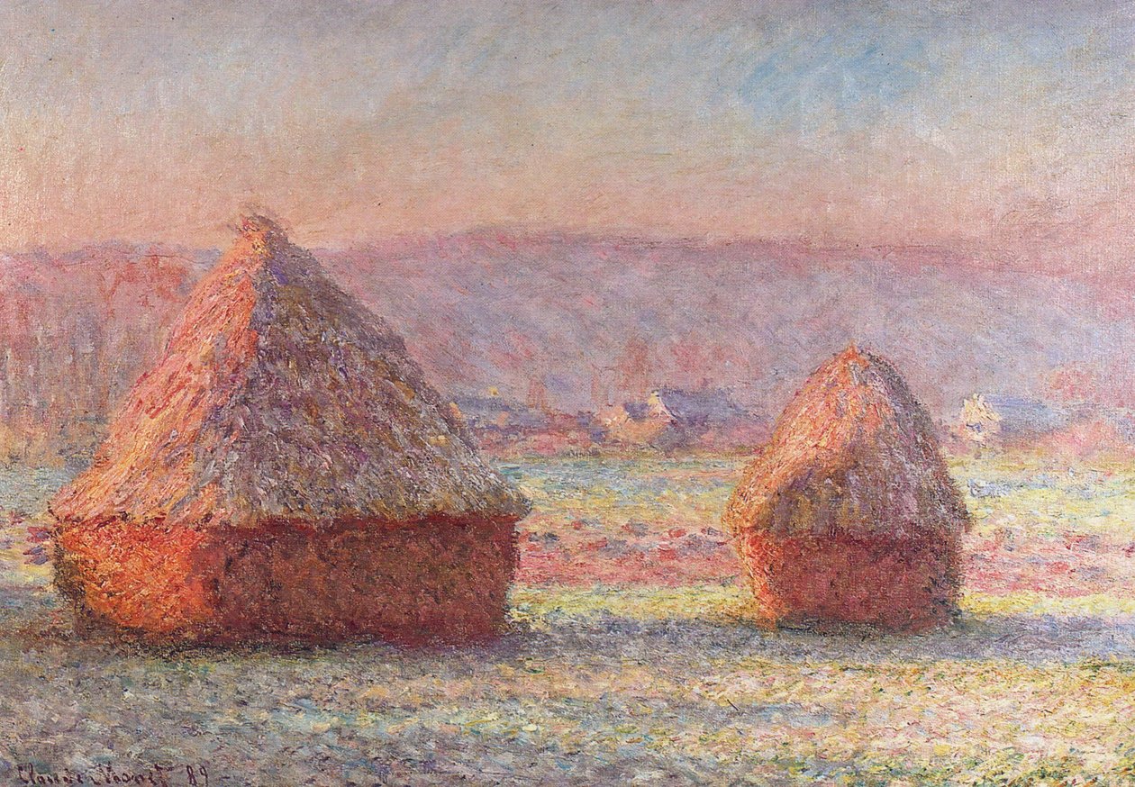Kırağı. gün doğumu by Claude Monet