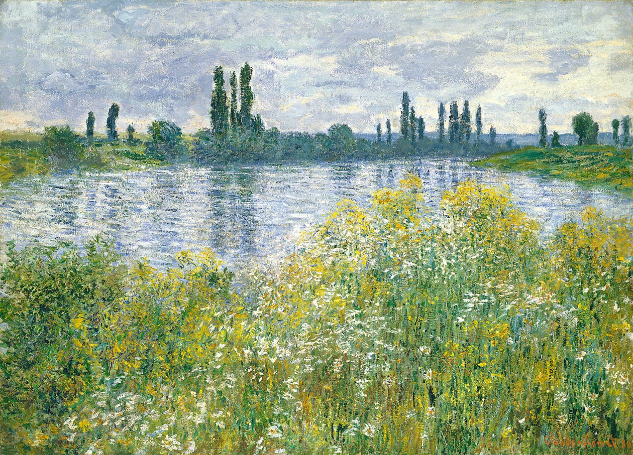 Seine Kıyıları, Vetheuil, 1880 by Claude Monet