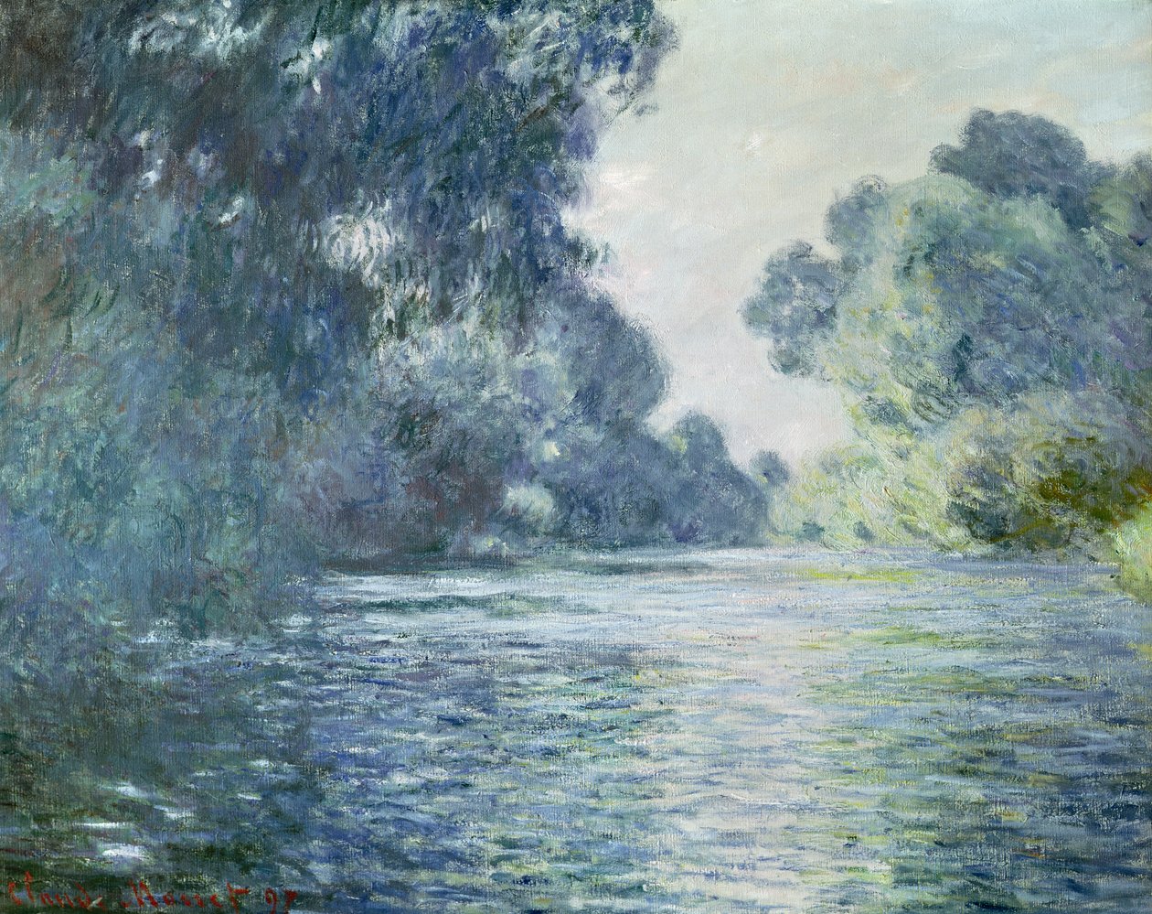 Giverny yakınlarındaki Seine dalı, 1897 by Claude Monet