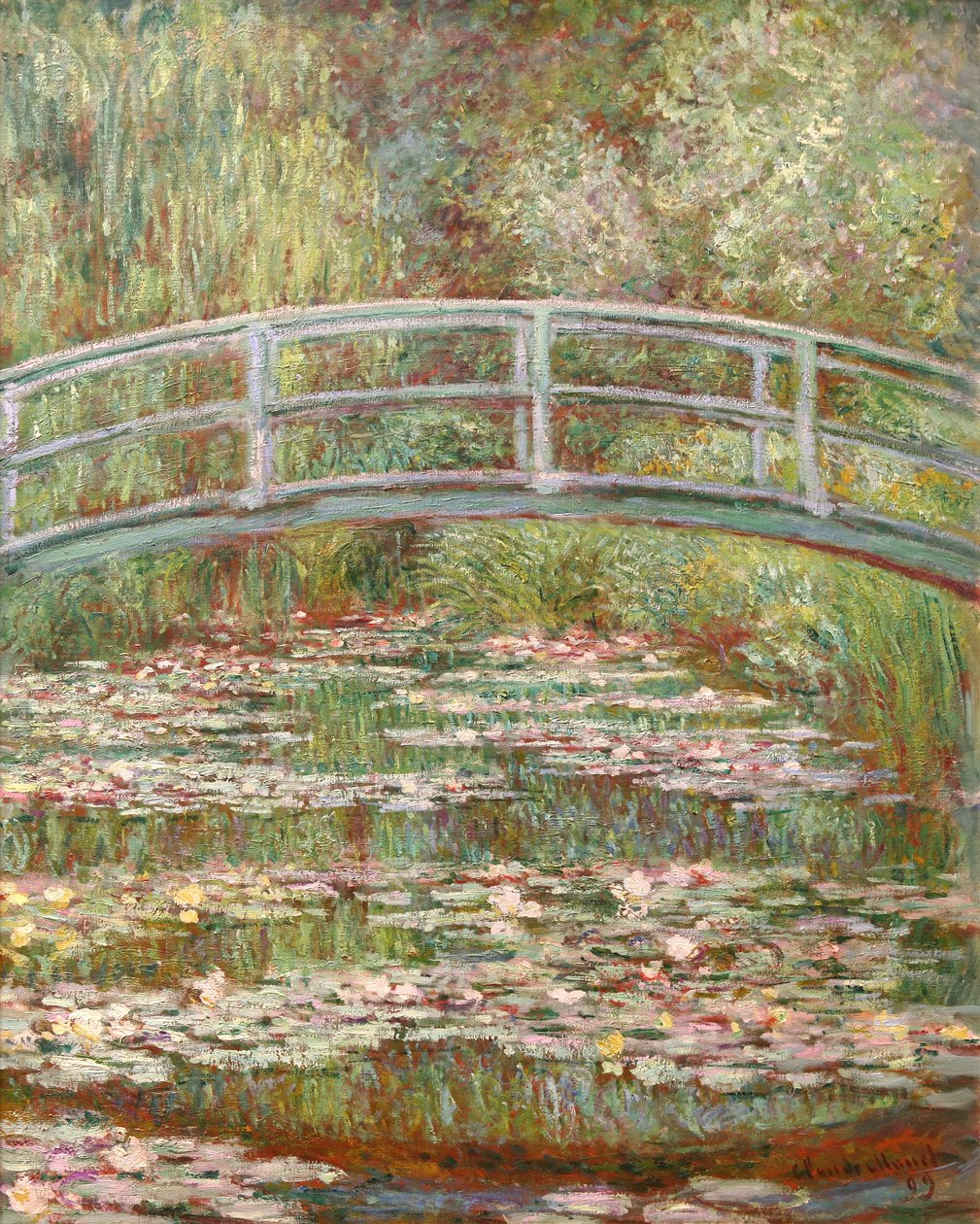 Nilüferler Göleti Üzerindeki Köprü by Claude Monet