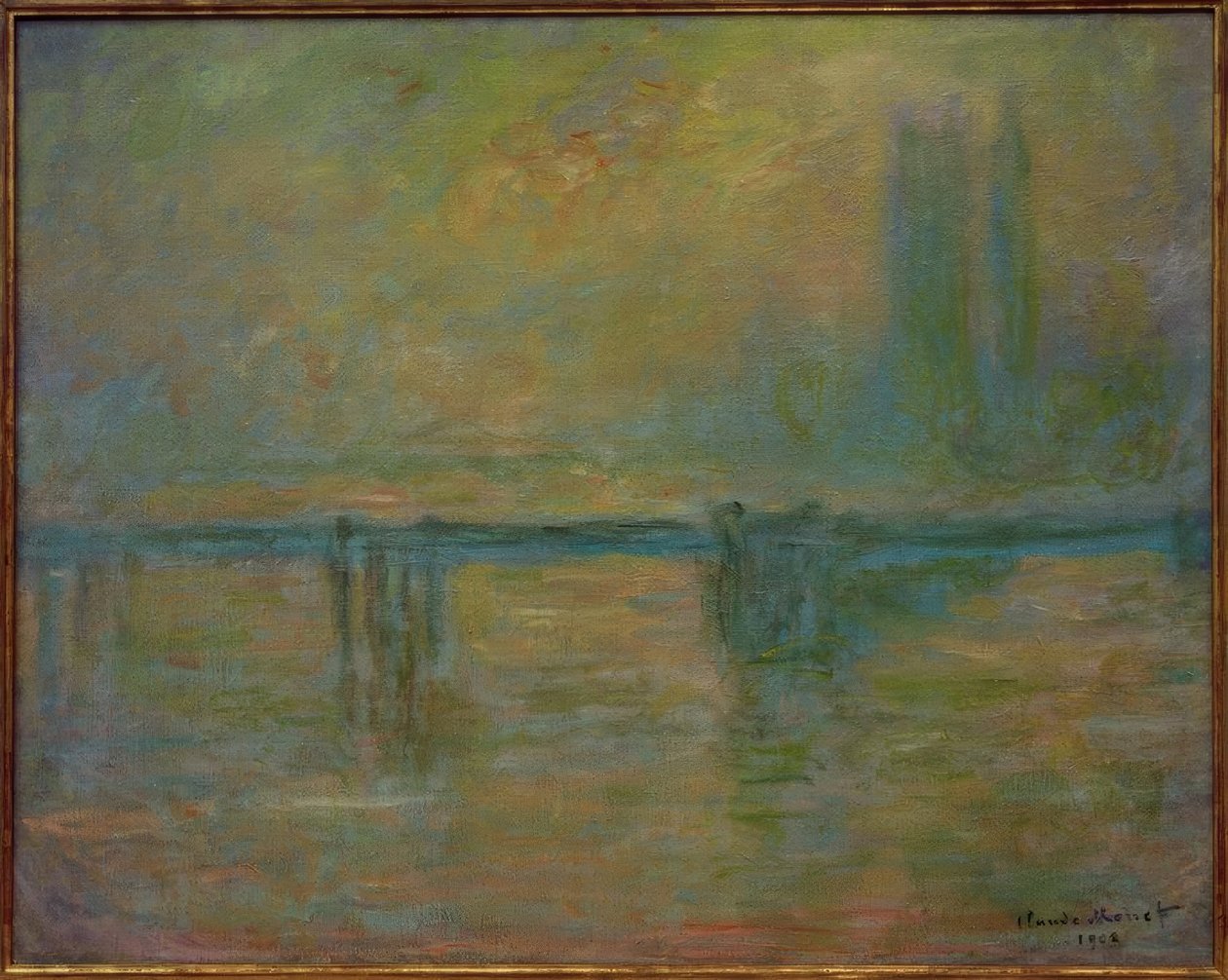 Charing Cross Köprüsü, brouillard by Claude Monet