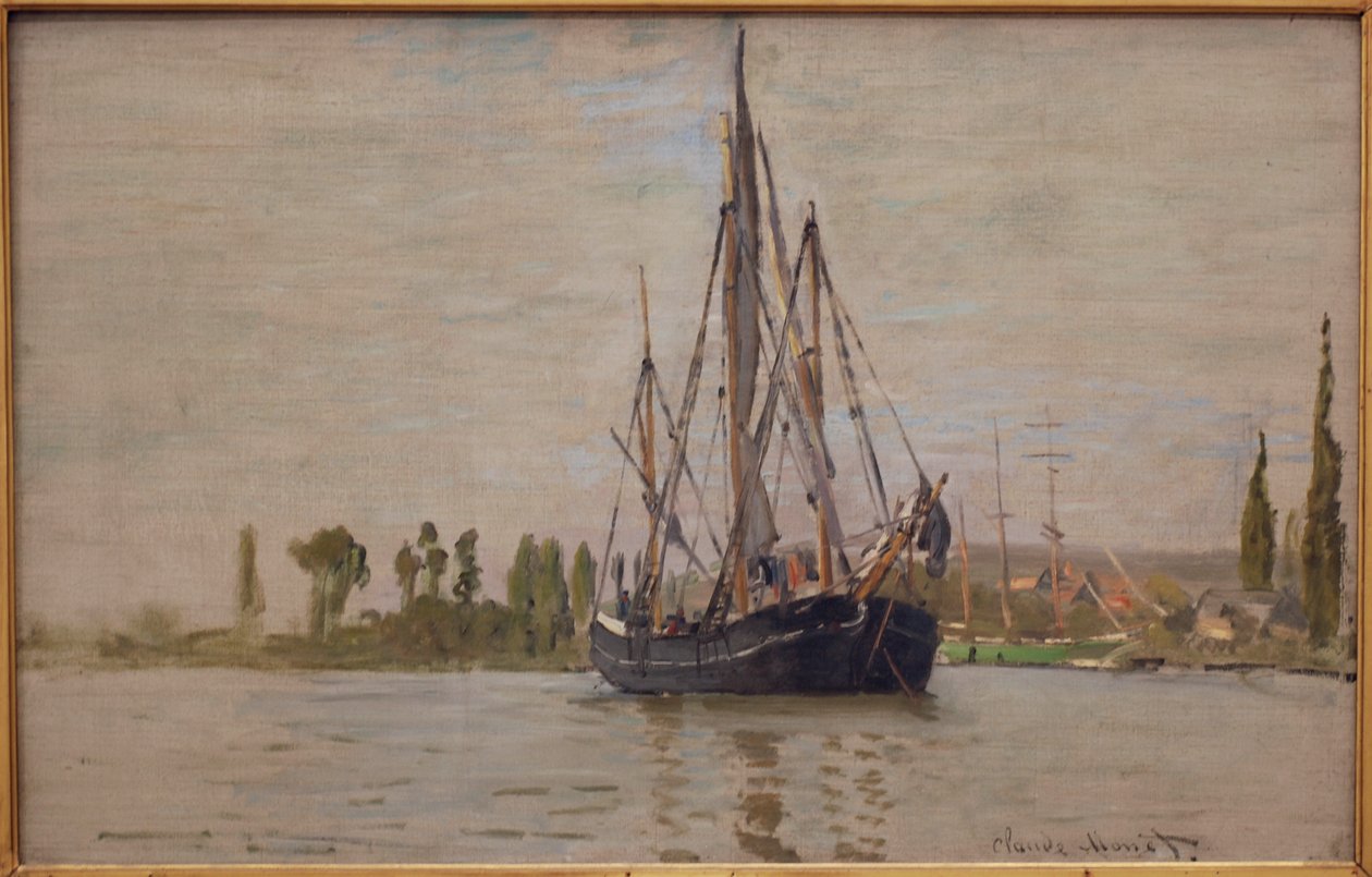 Çapada gelgit avcısı by Claude Monet