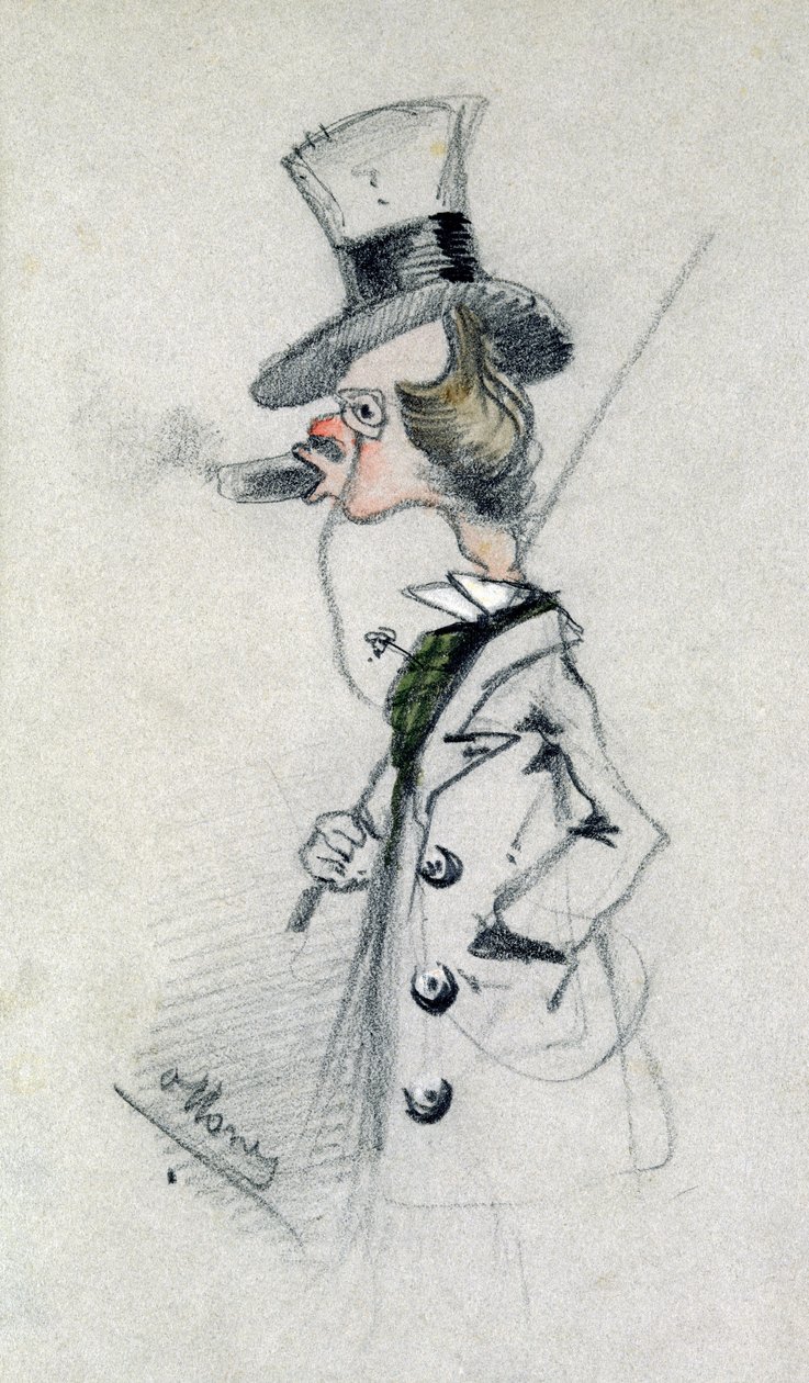 Puro ile Dandy, 1857 by Claude Monet