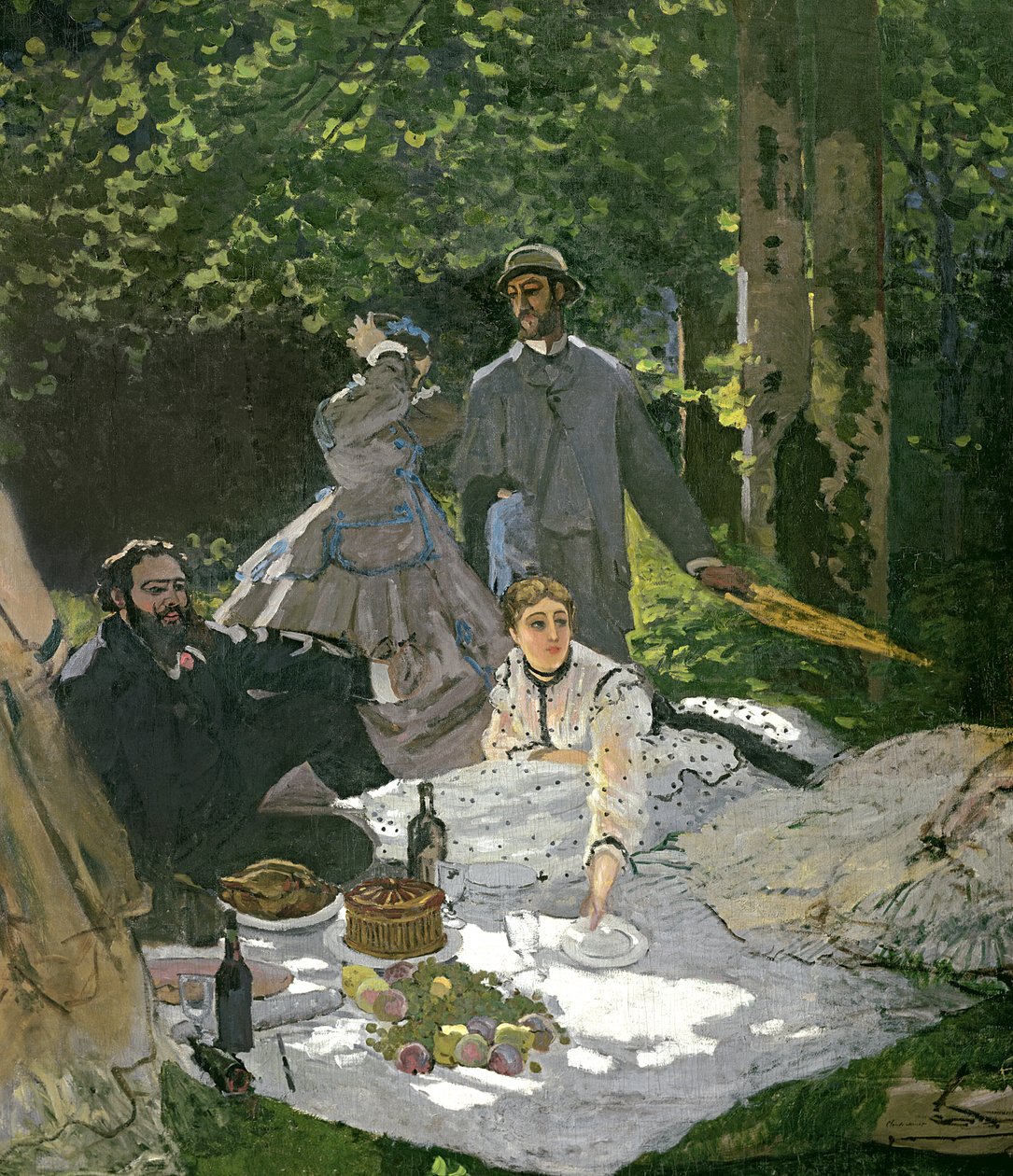 Çimlerde Öğle Yemeği, Chailly by Claude Monet