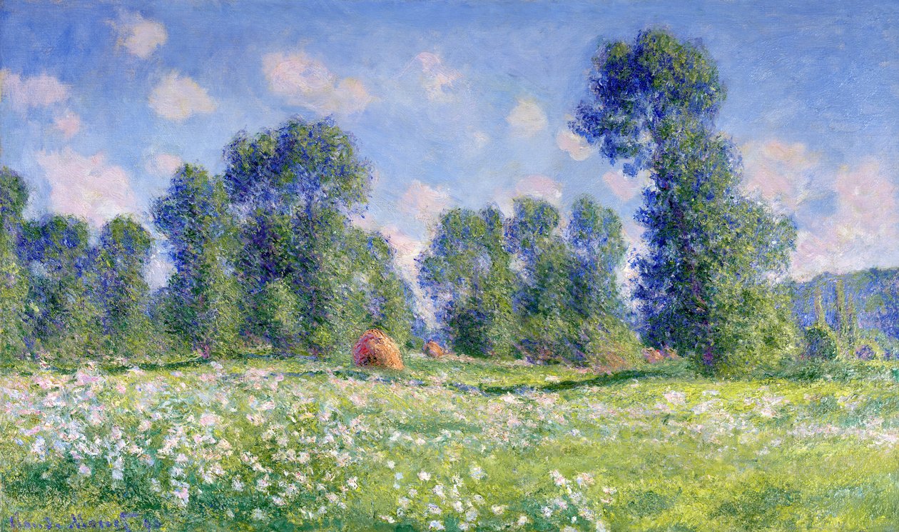 Baharın Etkisi, Giverny, 1890 by Claude Monet