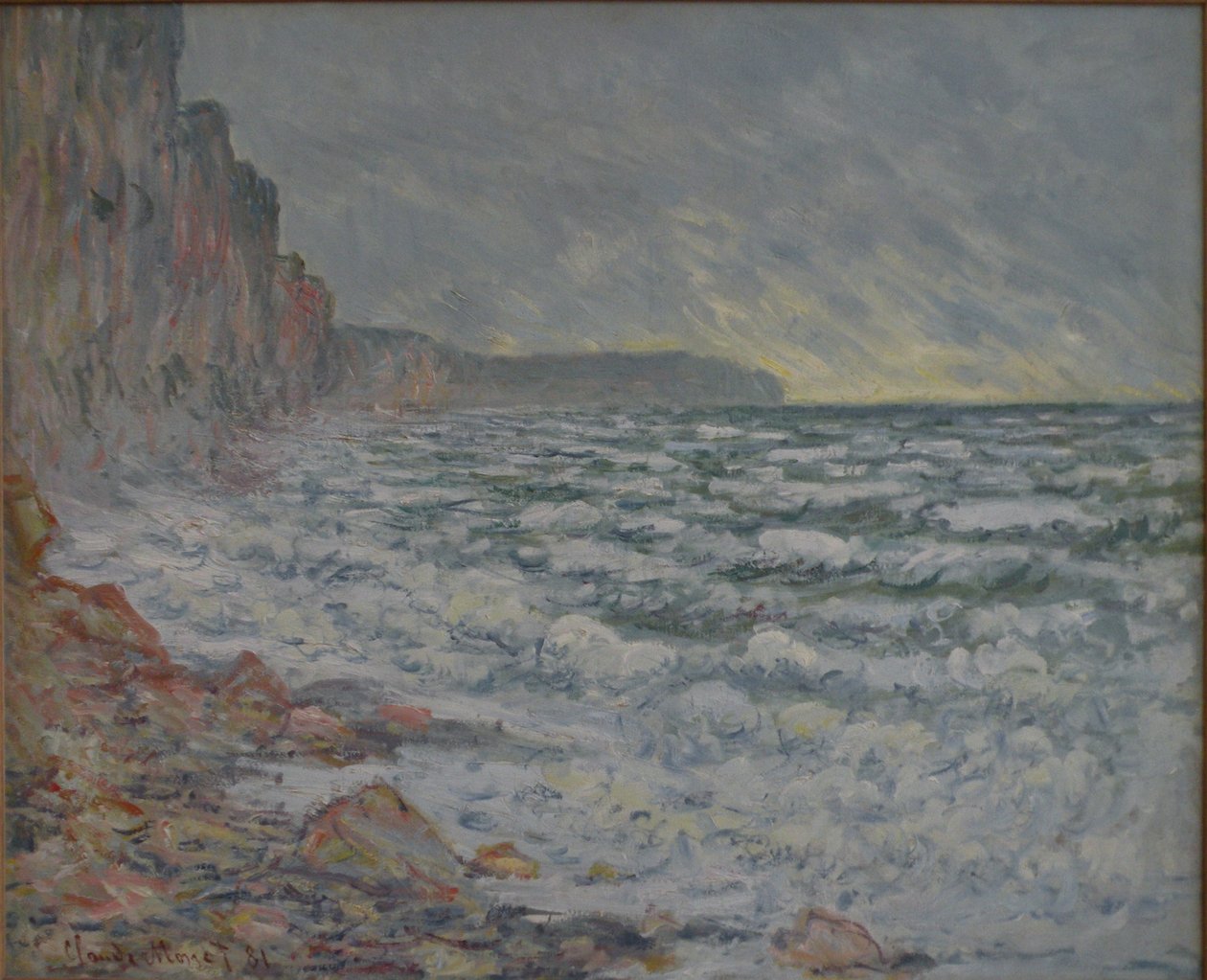Fecamp, deniz kenarı by Claude Monet