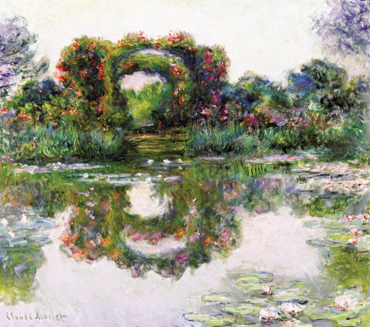 Çiçekli Kemerler, Giverny.JPG by Claude Monet