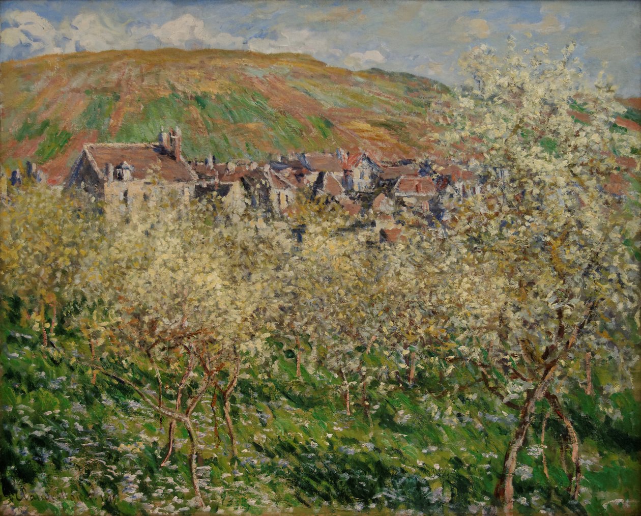 Çiçekli Erik Ağaçları by Claude Monet
