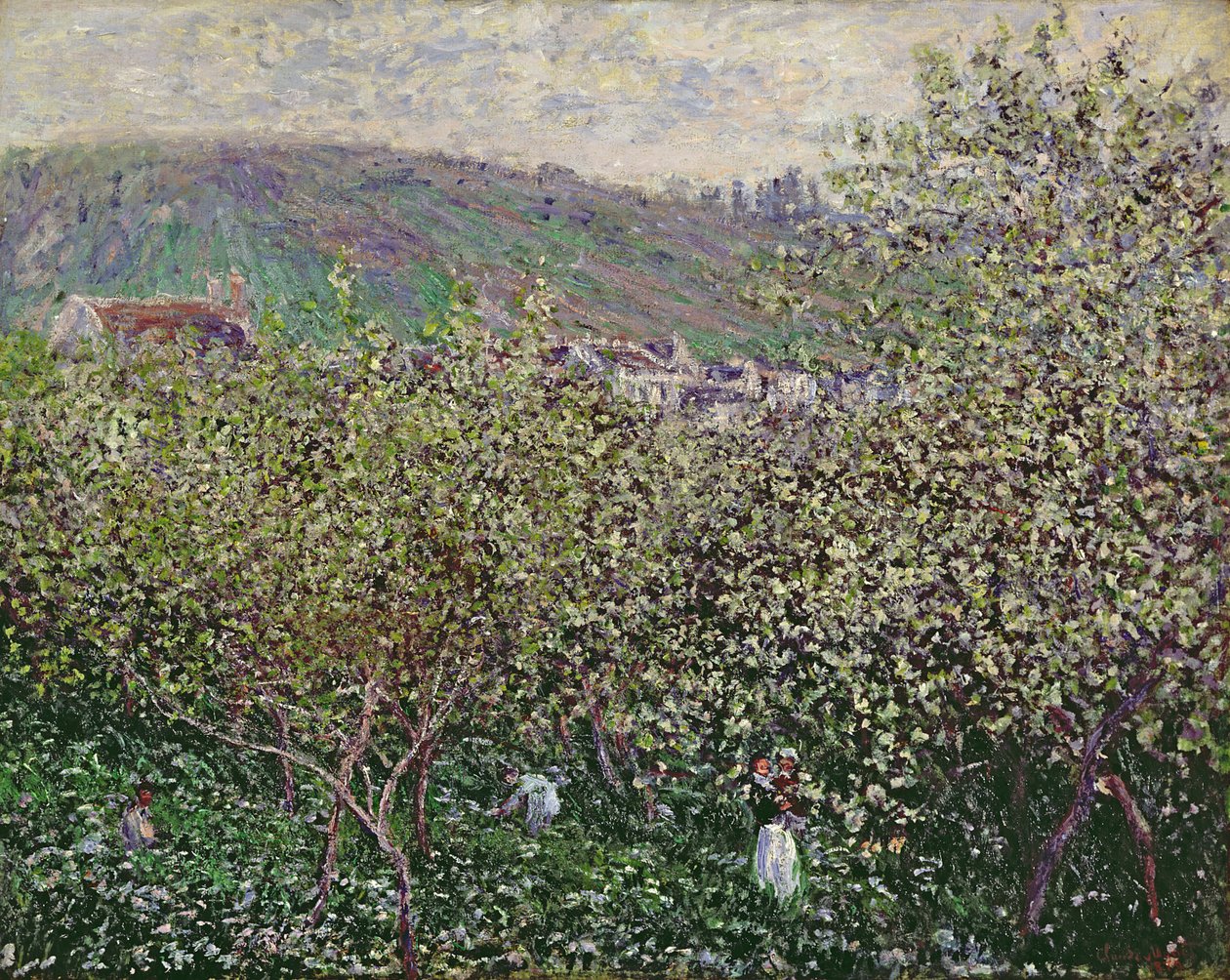 Fruit Pickers, 1879  by Claude Monet