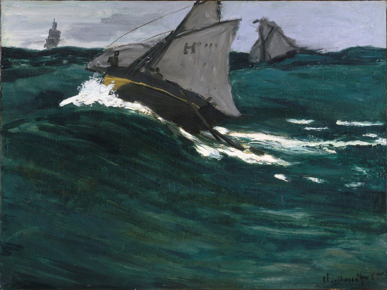 Yeşil Dalga by Claude Monet