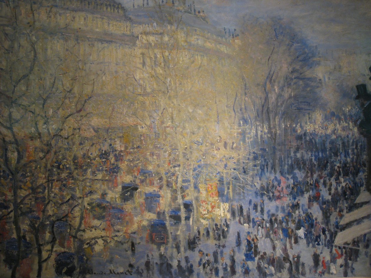 Boulevard des Capucines by Claude Monet
