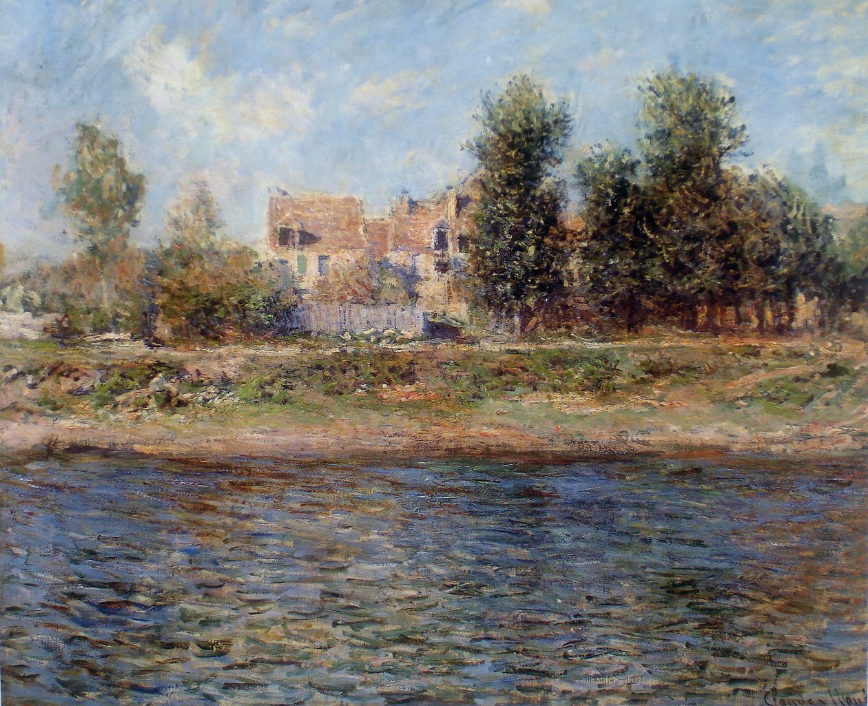 Seine kıyısı by Claude Monet