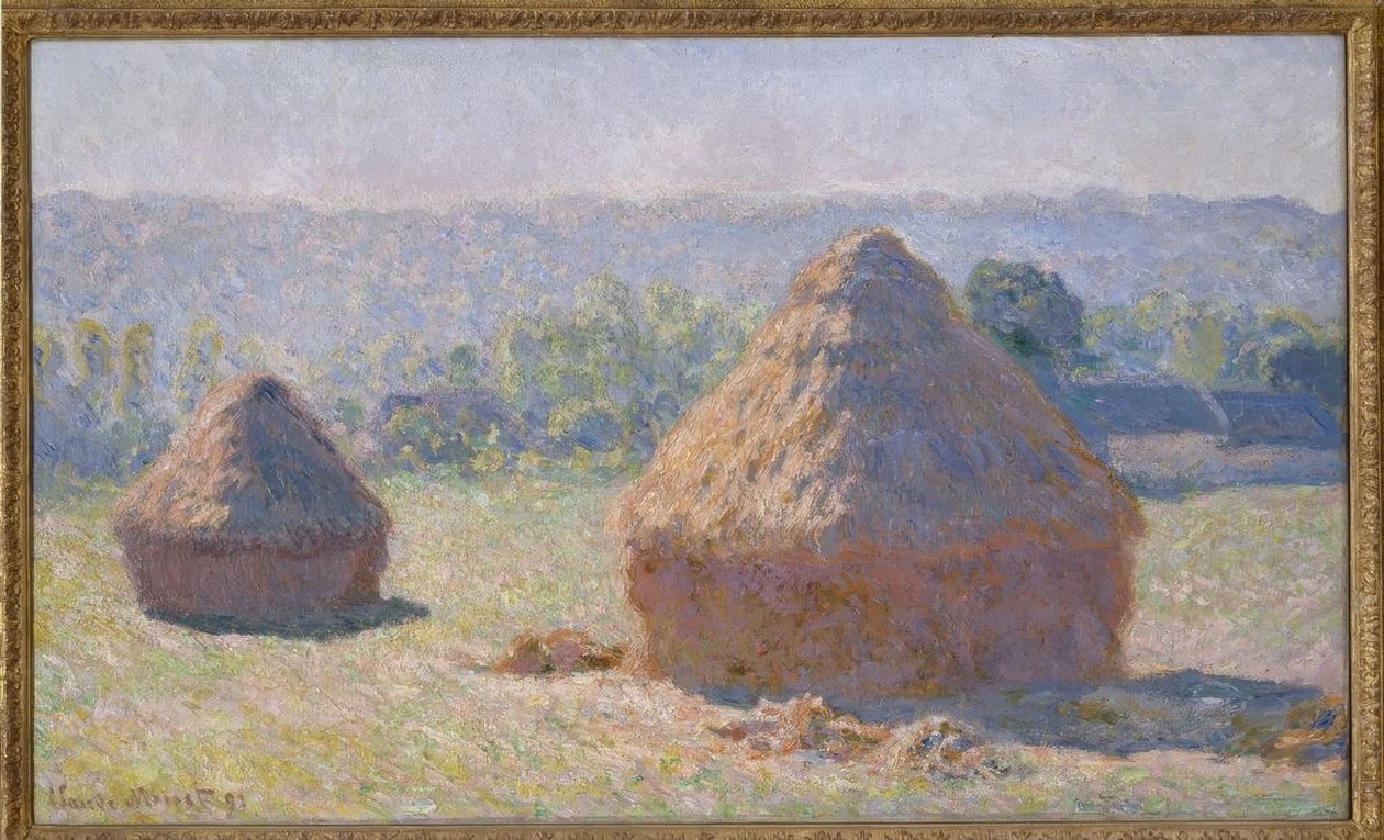 Değirmen taşları, yaz sonu by Claude Monet