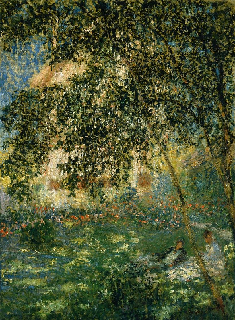 Bahçede dinlenin, Argenteuil by Claude Monet