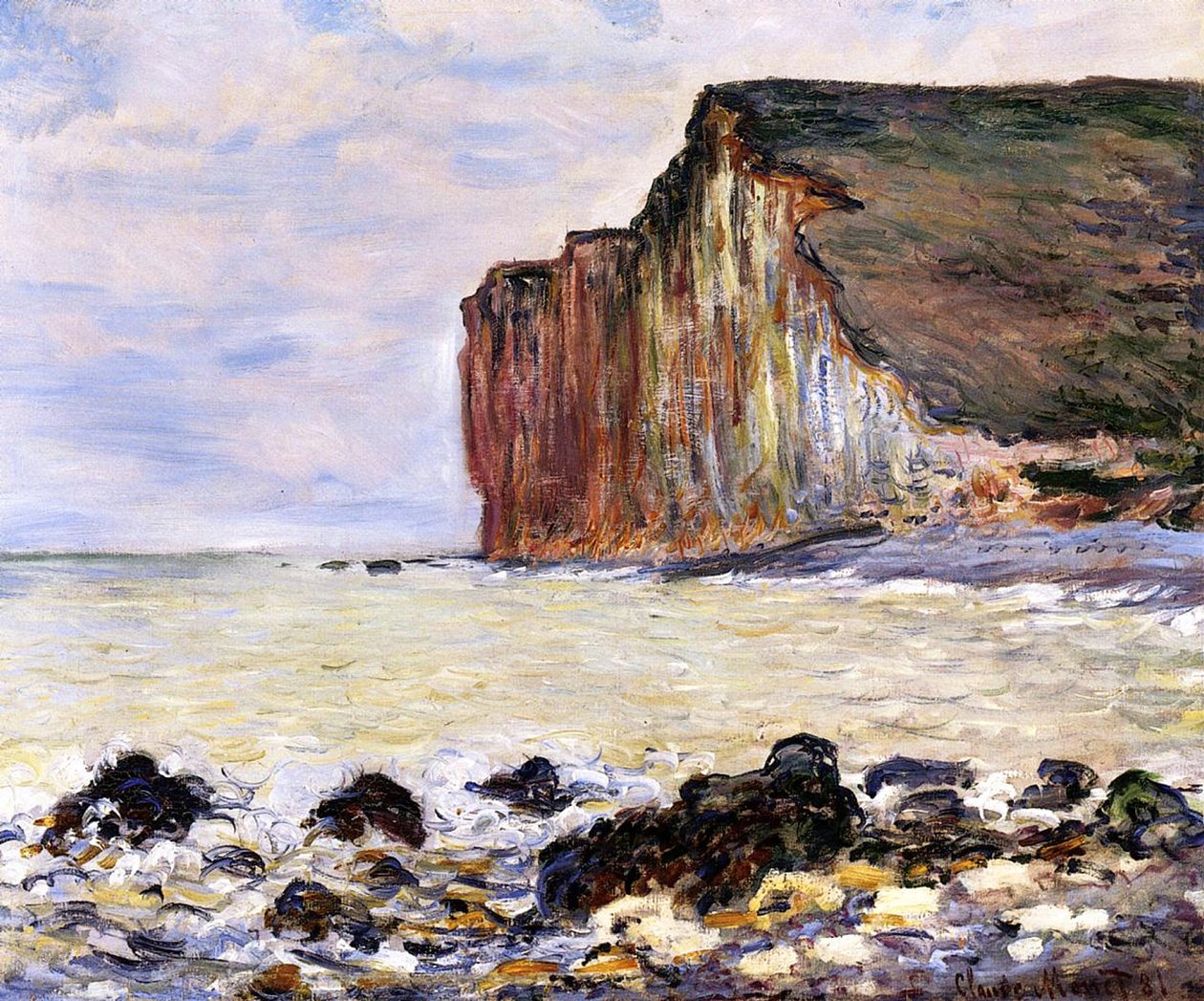 ಲೆಸ್ ಪೆಟೈಟ್ಸ್ ಡಲ್ಲೆಸ್, ಪೌರ್ವಿಲ್ಲೆ, 1881 ಟರ್ಕಿಶ್ by Claude Monet