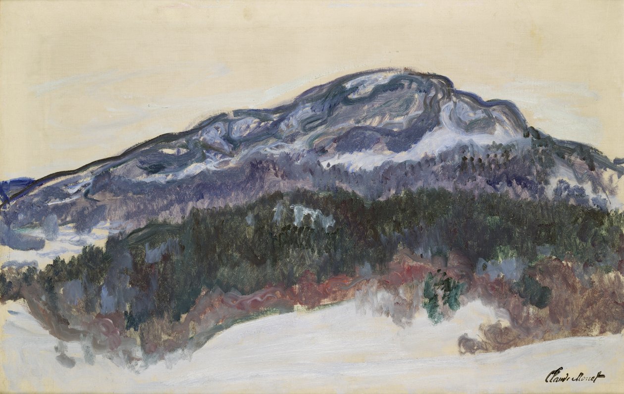 Kolsaas Dağı, Norveç, 1895 by Claude Monet