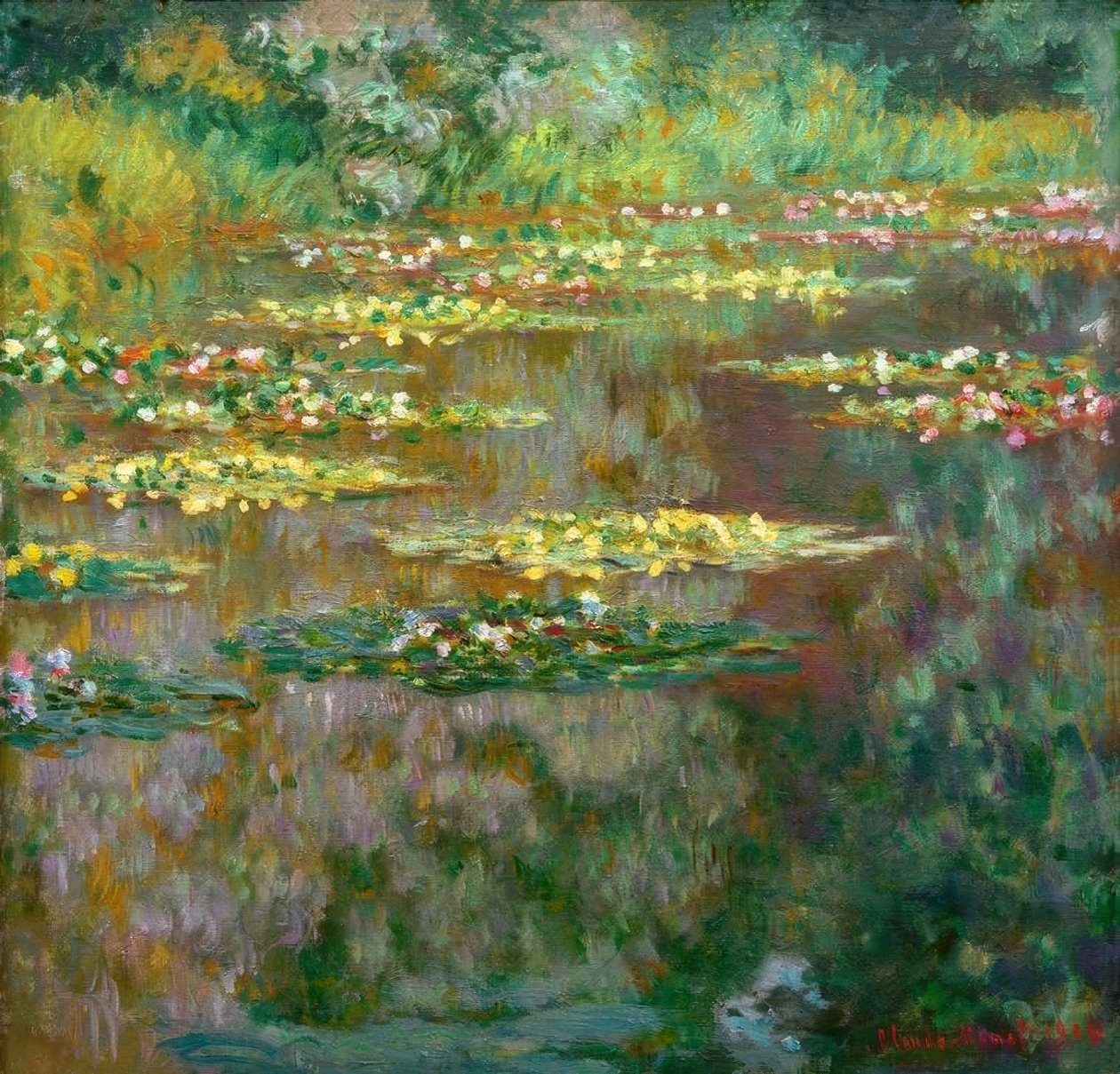 Nilüferler (nilüferler) by Claude Monet