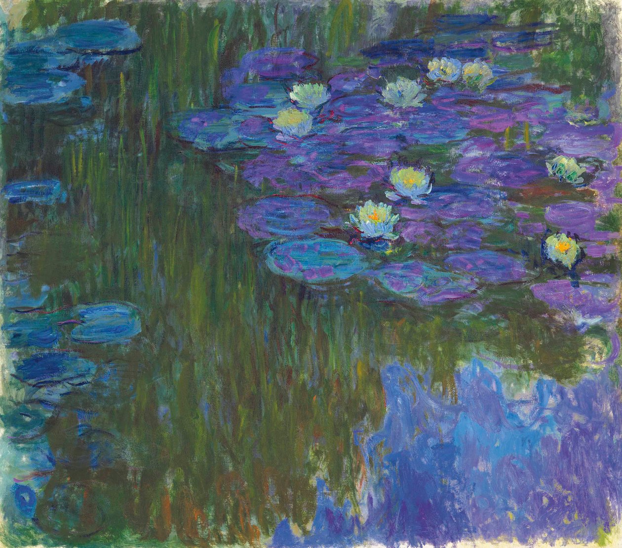 Nilüferler çiçek açmış by Claude Monet