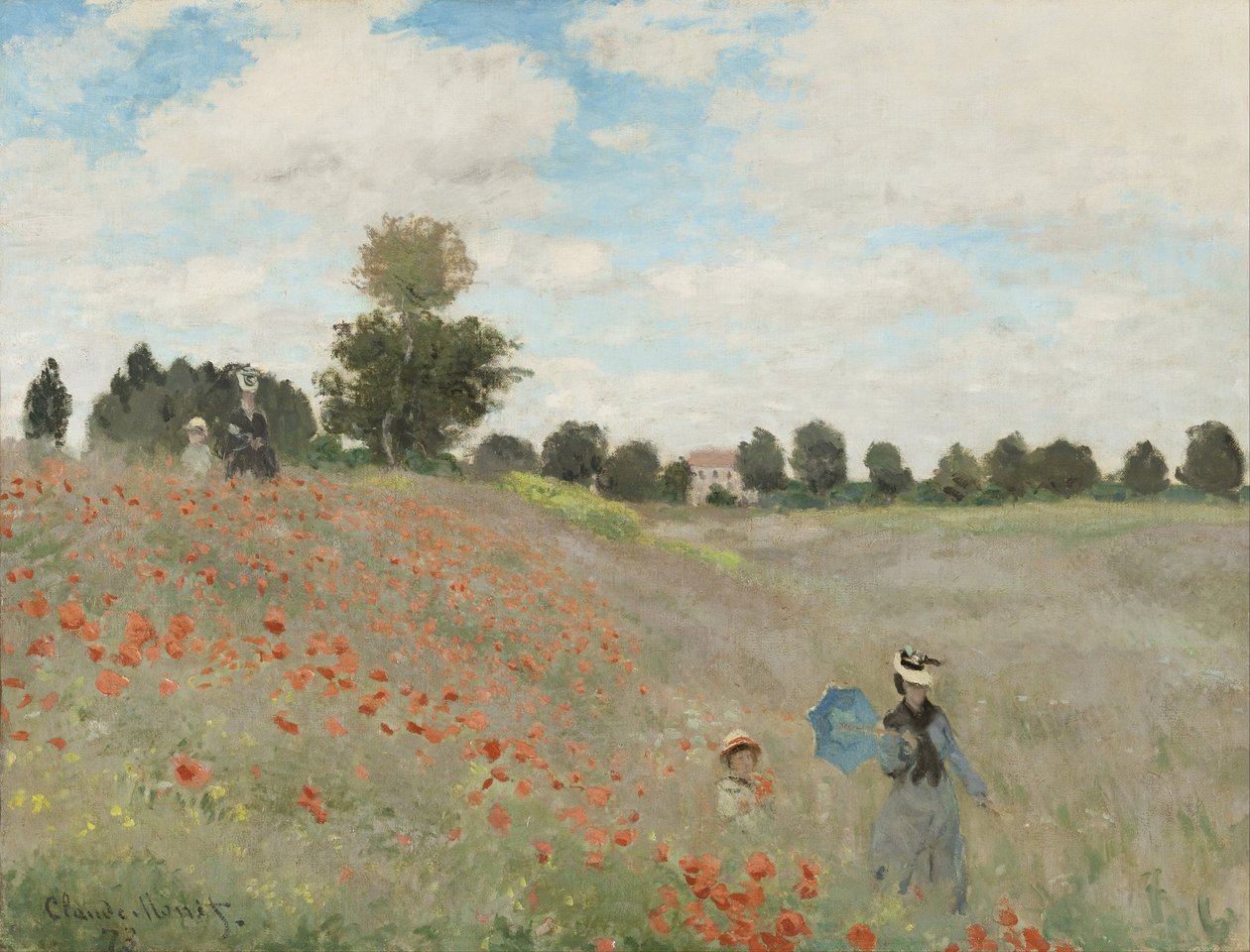 haşhaş tarlası by Claude Monet
