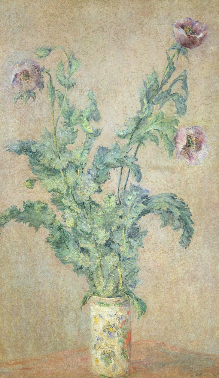 mor haşhaş by Claude Monet