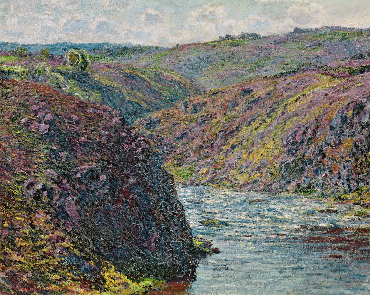 Günün Sonunda Creuse Kuzgunları, 1889 by Claude Monet