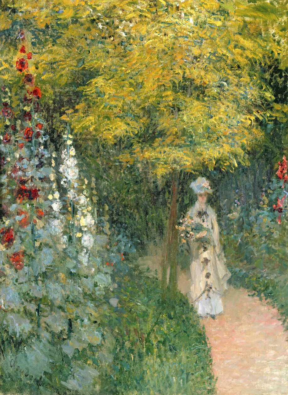 Gül Bahçesi, 1876 by Claude Monet