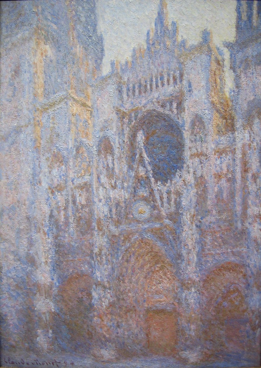 Rouen Katedrali, Batı Cephesi by Claude Monet