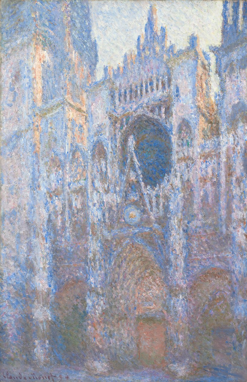 Rouen Katedrali, Batı cephesi, 1894 by Claude Monet