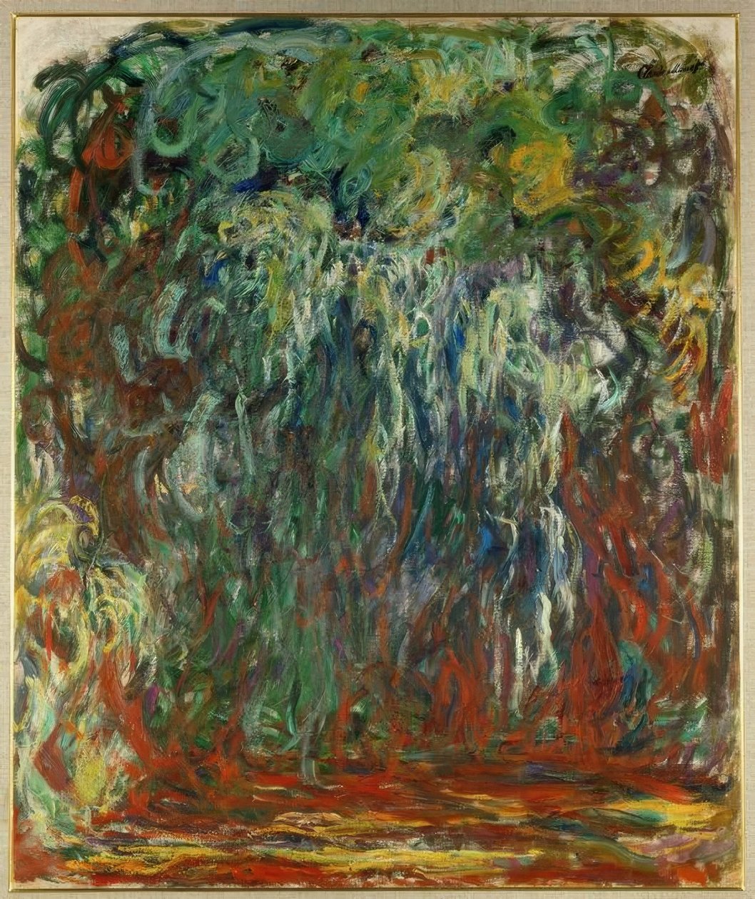 Ağlayan söğüt, Giverny by Claude Monet