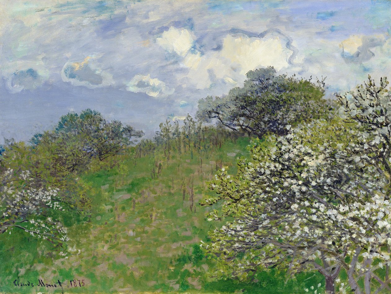 Bahar, 1875 by Claude Monet
