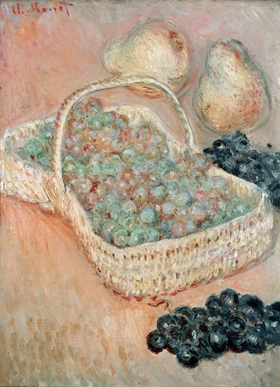 Üzüm Sepeti, 1884 by Claude Monet